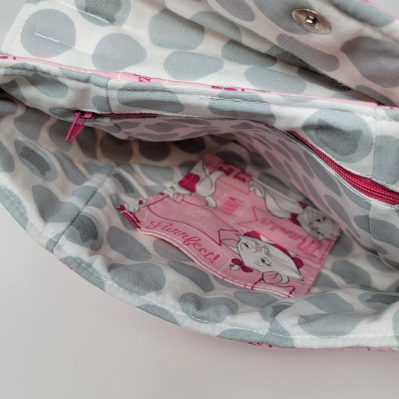 Handmade Custom Purse with Disney Marie Aristocats Fabric - Picture 9 of 10